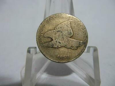 VERY RARE 1858 FLYING EAGLE PENNY  VERY NICE FINE RARE COIN   nmf143