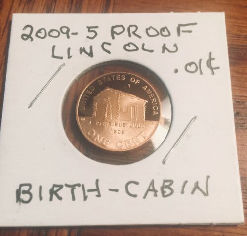 2009 S Lincoln PROOF Penny BIRTH! Includes Photo & Signature!