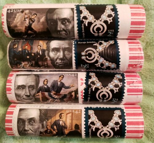 4) 2009 Presidency Penny Roll w/ postal stamps & dedication stamp Washington, DC