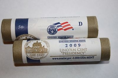 2009P&D LINCOLN CENT TWO-ROLL SET 