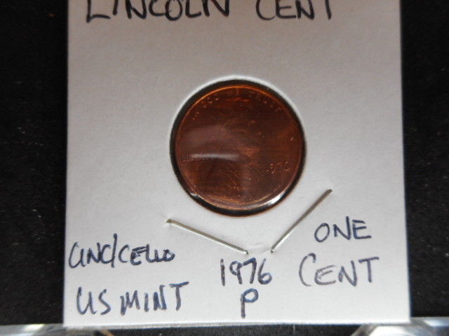 1976-P 1C RD Lincoln Cent