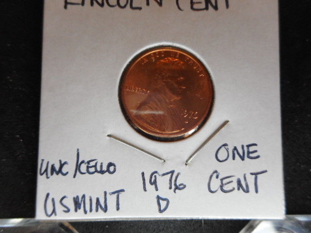 1976-D 1C RD Lincoln Cent