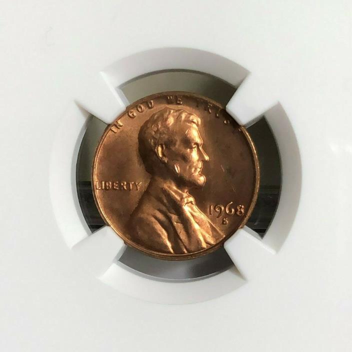 1968 S 1C Lincoln Memorial Cent - MS 65 RD