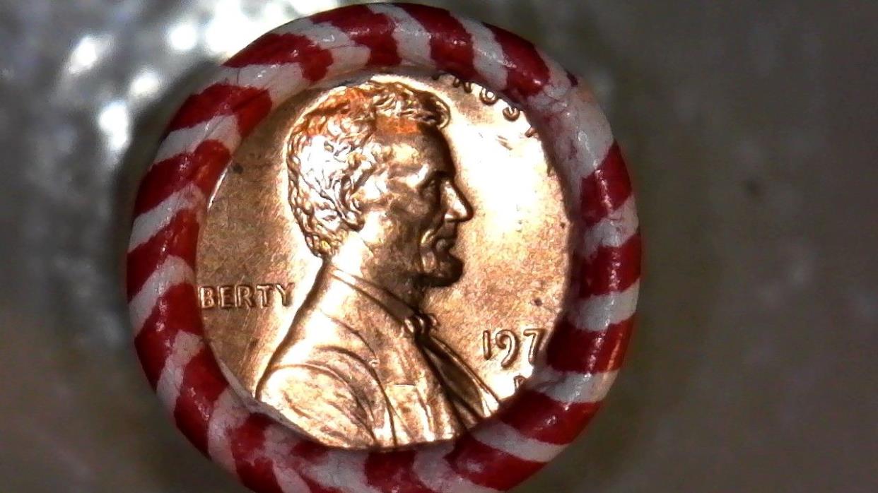 1974 D BU ROLL LINCOLN MEMORIAL CENTS *KEY DATE SEALED OBW UNSEARCHED  RED COINS