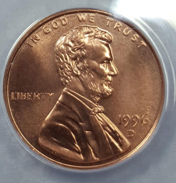 1996-D ANACS MS69RD SUPERB GEM BU LINCOLN CENT 1 OF 3 NONE BETTER 6187532
