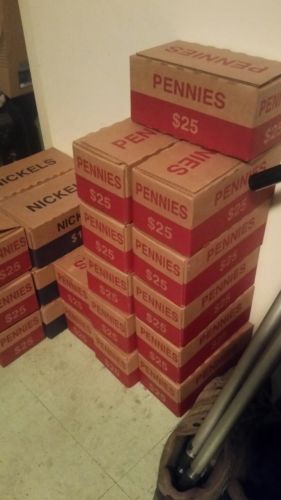 2018-D Lincoln Penny 1 FULL BOX Cent 50 Rolls Uncirculated $25.00. Plus Bonus.