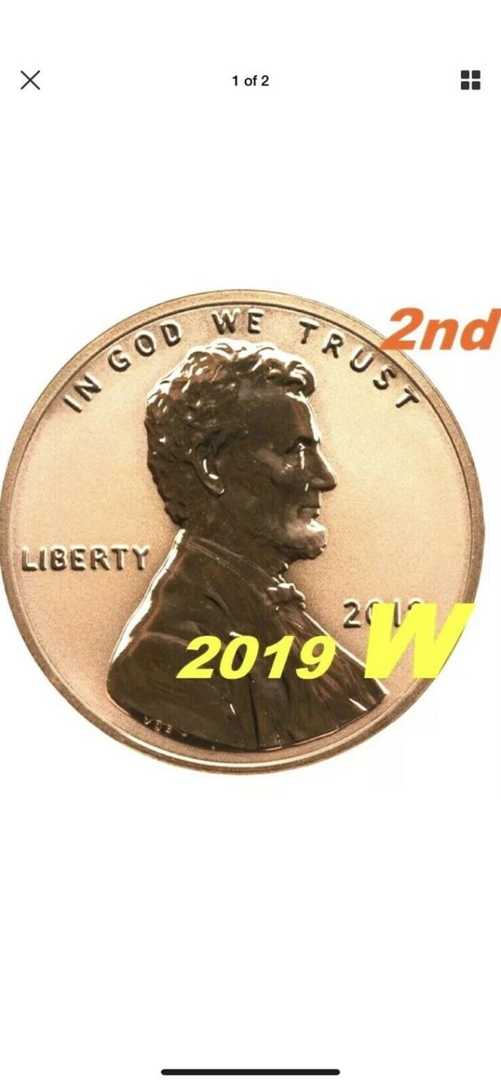 2019 W PROOF “Reverse” Lincoln Cent From 2019 Silver Set. #2 West Point Pre-Sale