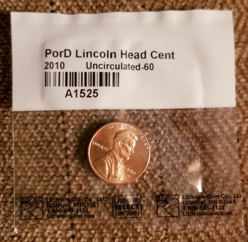 U.S. 2010 D Lincoln Shield Penny, Uncirculated One Cent Coin