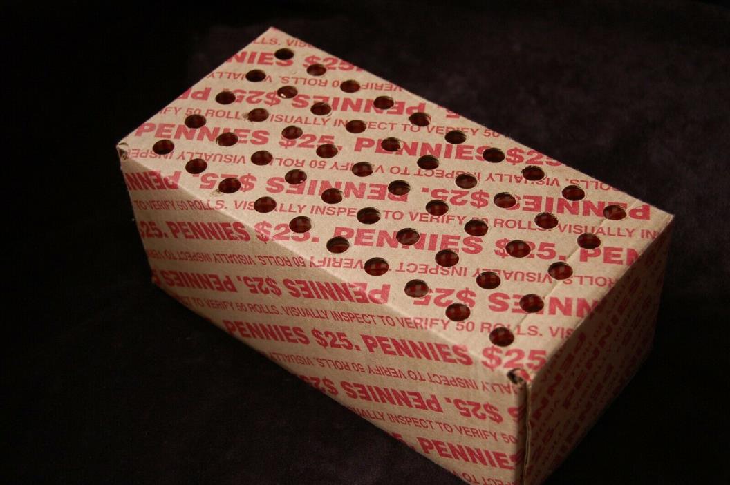 2017-P LINCOLN SHIELD CENTS UNOPENED UNCIRCULATED 50 ROLL BOX (2500 TOTAL CENTS)