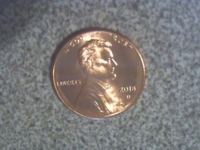 2018 D (Denver) Lincoln Cent One Penny Lincoln Shield