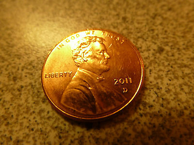 2011 D (Denver Mint) Lincoln Cent One Penny Lincoln Shield