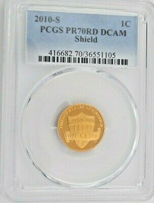 2010 S Proof Lincoln Shield Cent - PCGS PR 70 RD DCAM Red Deep Cameo (1105)