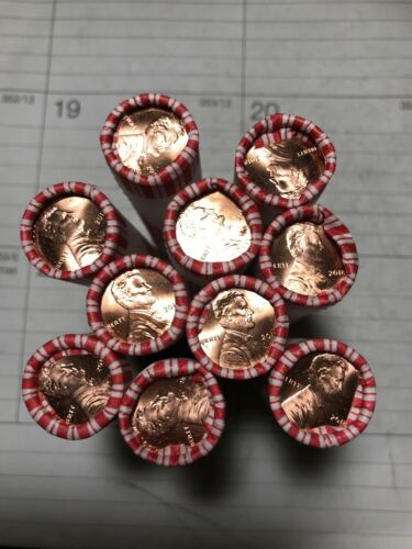 2018 P Lincoln Cent Shield Penny 10 Rolls Unopened BU!