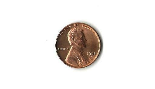 1951-D Lincoln Cent Brilliant Uncirculated