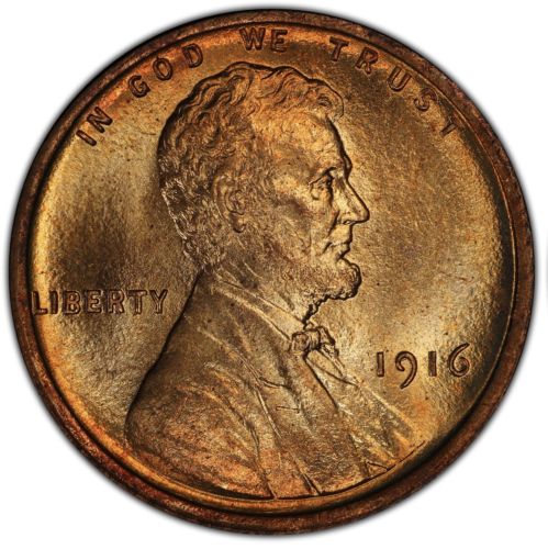 1916 Lincoln Cent ~ PCGS MS66RD ~ Blazing Luster & TrueView!