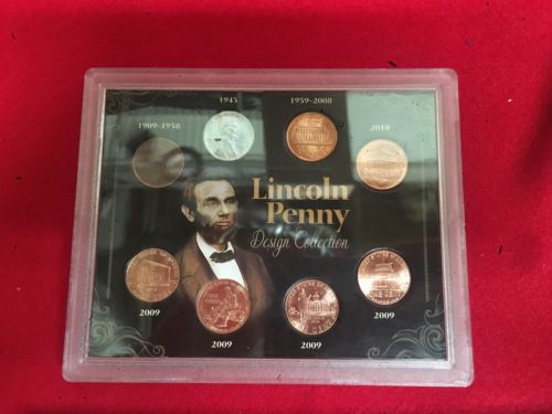Complete Lincoln Penny Design Collection Coin Set