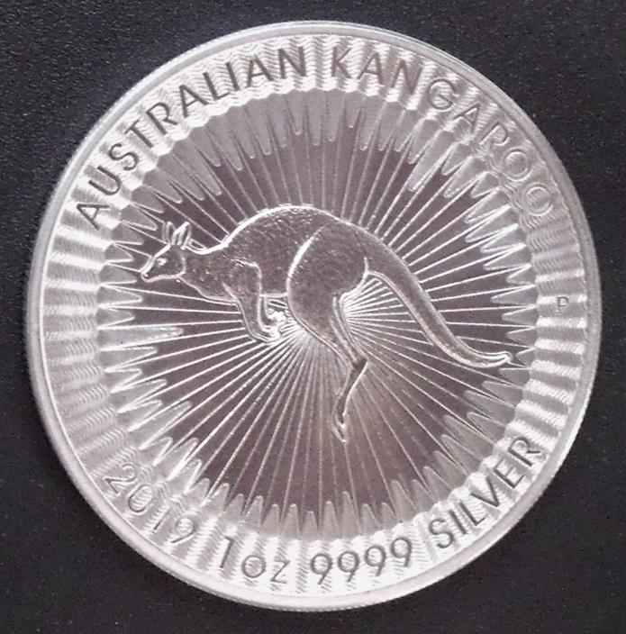 2019 Austrailian 1 oz .9999 Silver $1 Kangaroo Coin BU