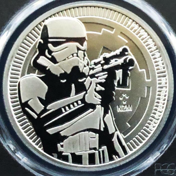 2018 Niue 1 oz Silver $2 Star Wars Stormtrooper MS69 PCGS [FREE SHIPPING]