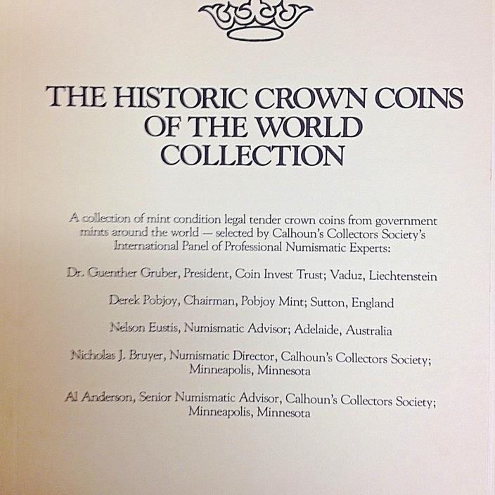VOLUME #2 CALHOUN CROWN WORLD COIN LOT - 86 IN 2X2