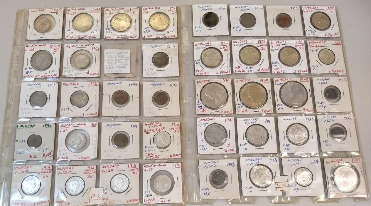 Various world coins, approximately 500+ coins - (many very nice silver coins!)