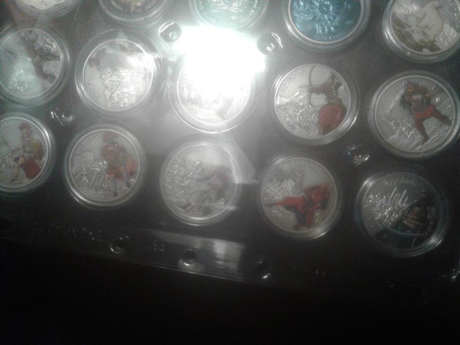 Warriors of History antique 1 oz silver