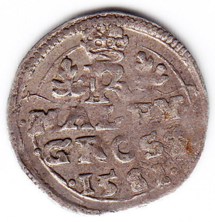 1581 Austria Bohemia Rudolf II Maley Groschen Coin