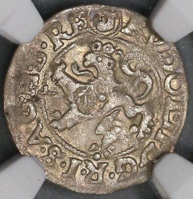 1579 Bohemia 1 Maley Gross Rudolf II Silver Coin NGC AU Details (18111204C)