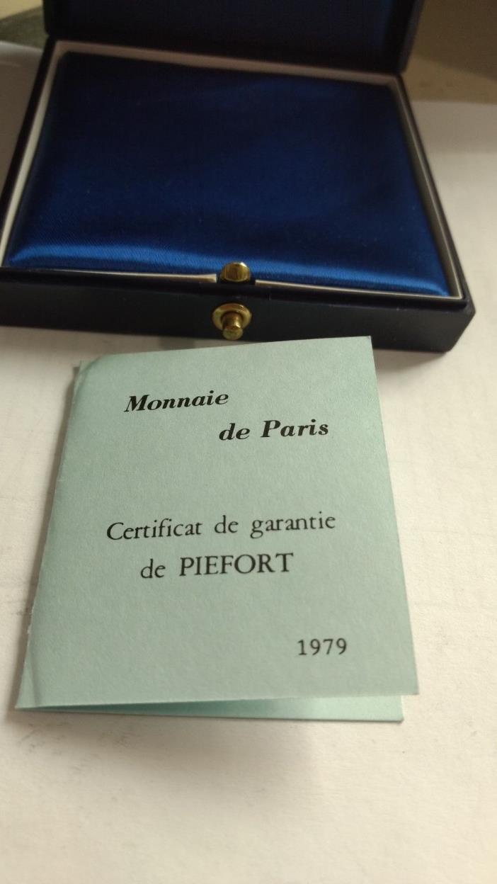France 1979 50F PIEDFORT silver coin in original Monnaie de Paris package