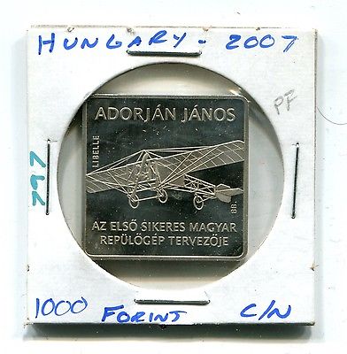 Hungary : 1000 Forint 2007 Proof  (KM 797)