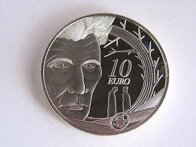 2006 IRELAND Samuel Beckett 10 Euro silver coin, Proof