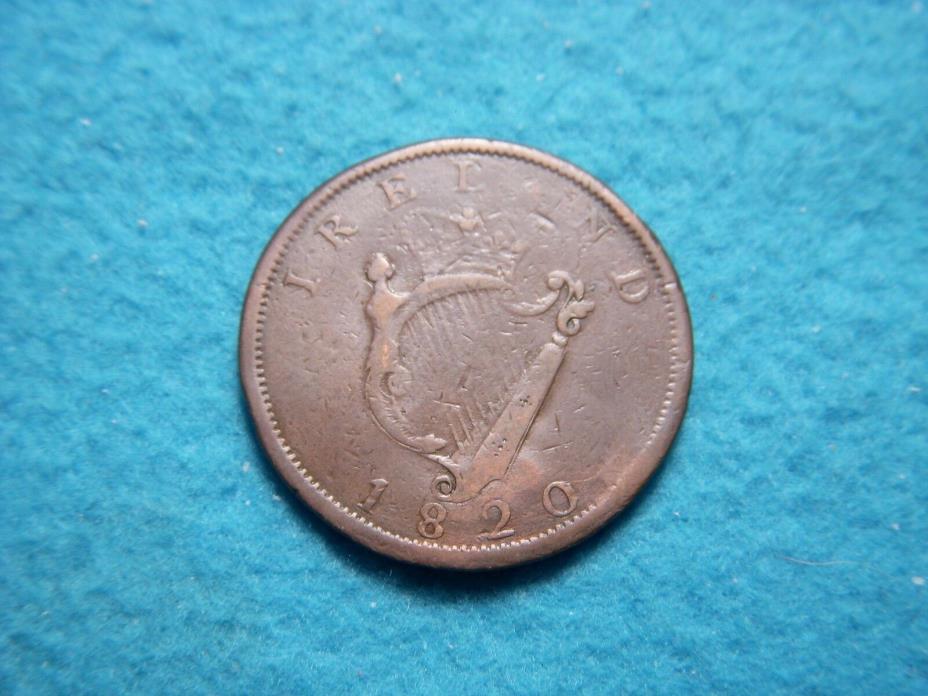 1820 Penny Ireland Coin.
