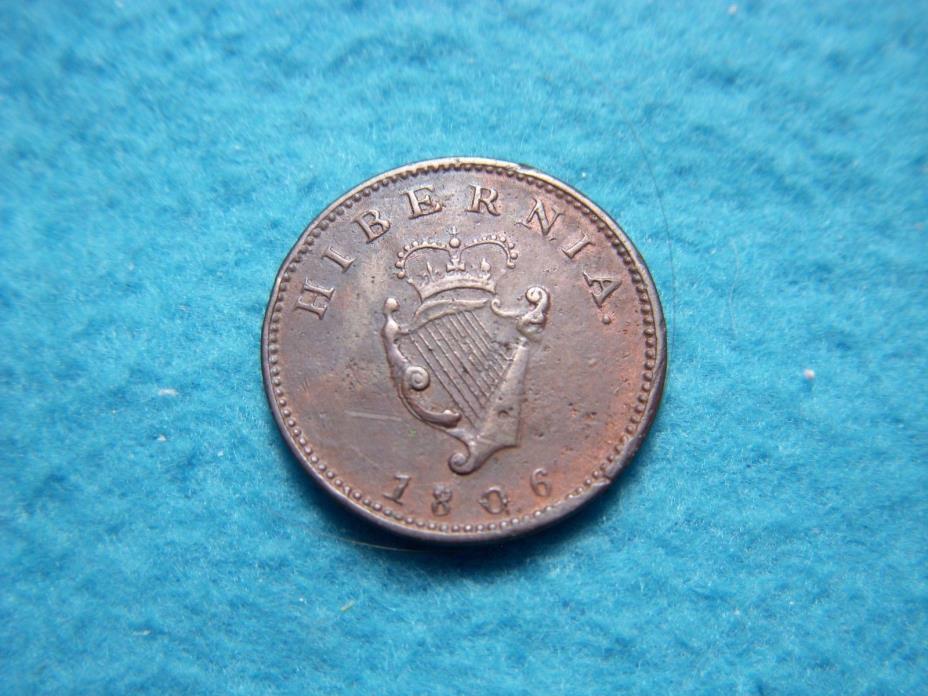 1806 Farthing Ireland Coin.