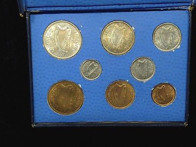 1928 COINS of IRELAND Uncirculated set. 1928 Farthing to Half Crown W/Box