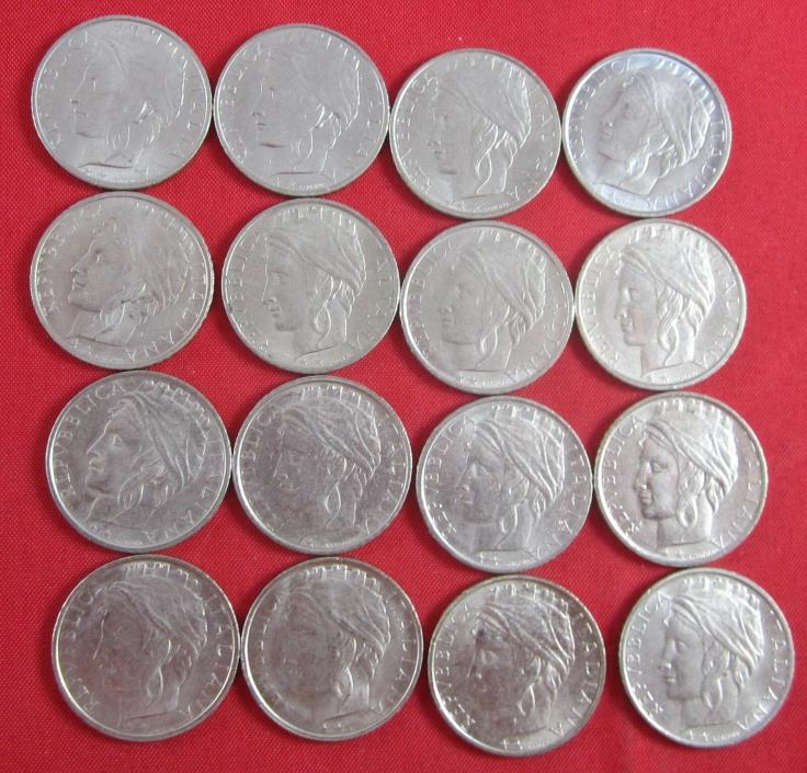16 Italy coins