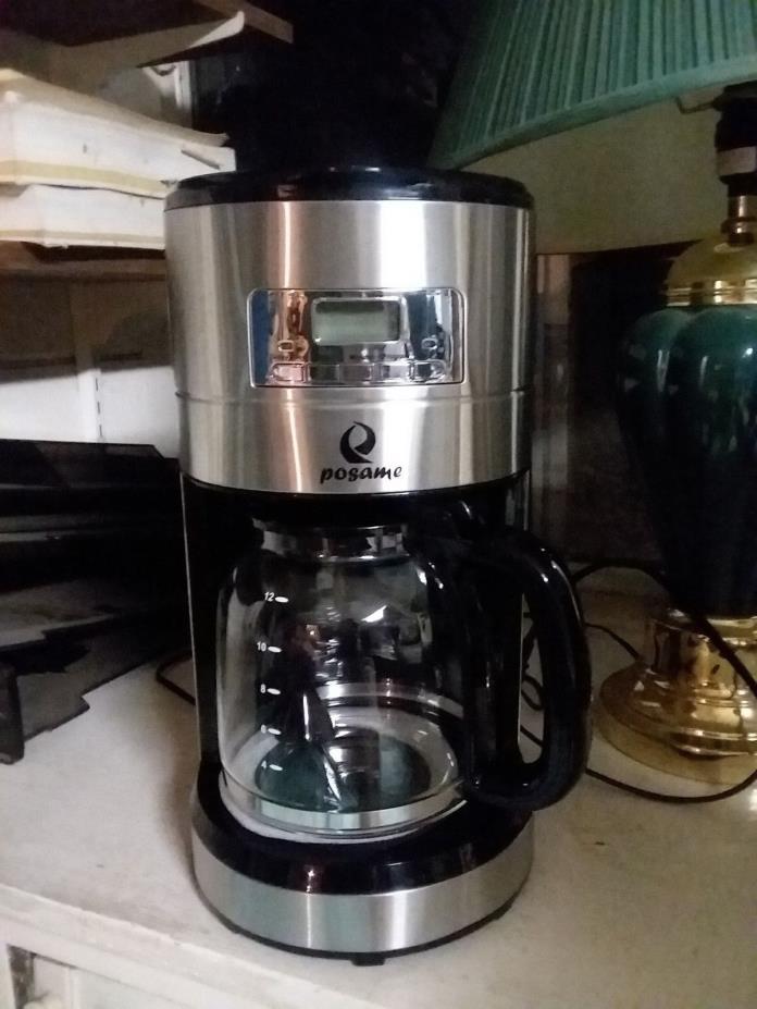 Posame silver 12 cup coffee maker