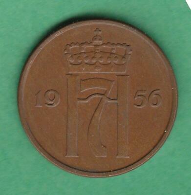 1956 Norway 5 Ore- almost unc