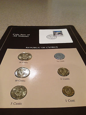 Coins of All Nations- Republic of Cyprus NEW from the FRANKLIN MINT Uncirculated