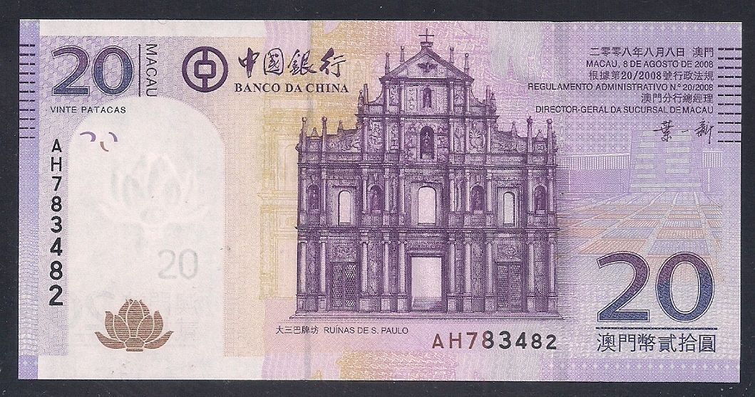 Macau  1995  P-109 (20P )  UNC  (3-7867)