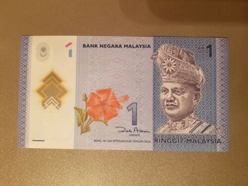Malaysia 1 Ringgit, NEW Polymer design, Uncirculated
