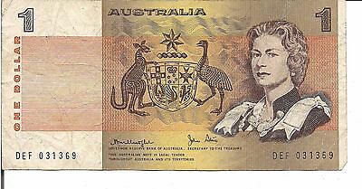 AUSTRALIA, $1, QEII, P#42, ND(1979)