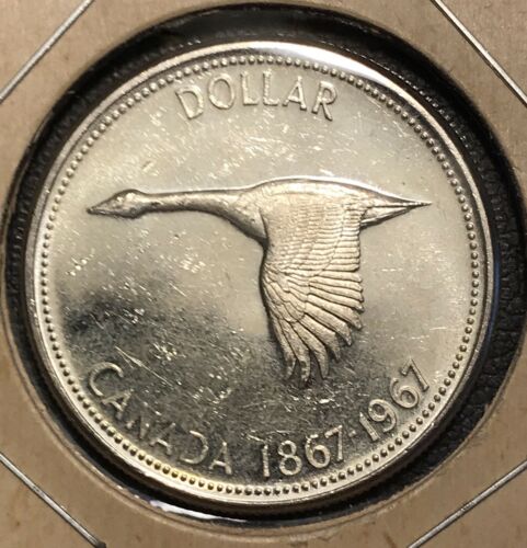 1967 Canada SILVER 1$ Mint State