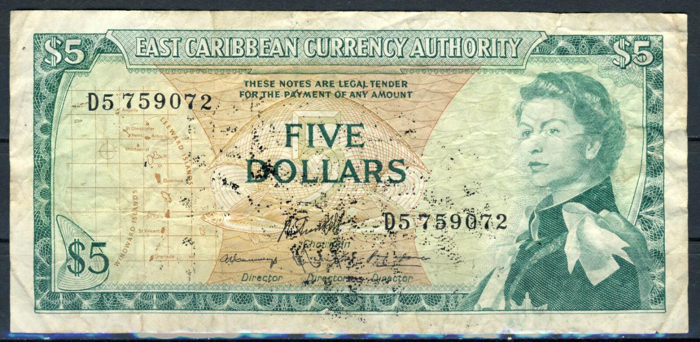 1965 East Carribean Currency Authority 