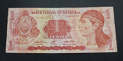 HONDURAS - 1 LEMPIRA 2000  BANKNOTE - P #84a - VF - (BM38)