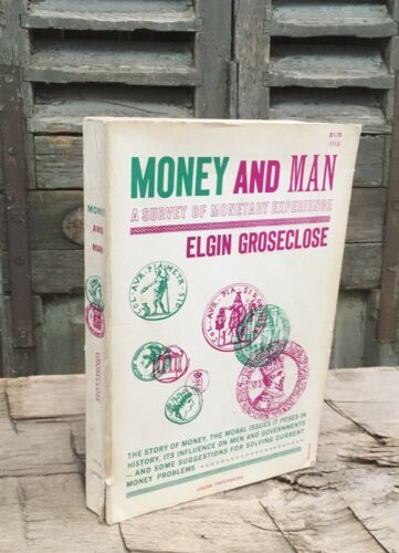 trade books , Money and Man 1961 paperback rare find