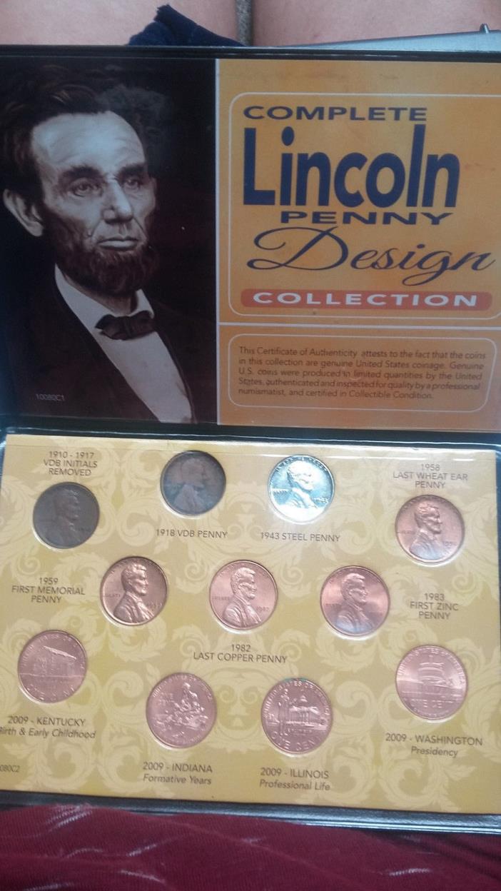 LINCOLN PENNY DESIGN COLLECTION
