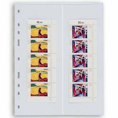 (5) Lighthouse Grande Archival 2 Pocket (Roll Stamp) Pages - Black