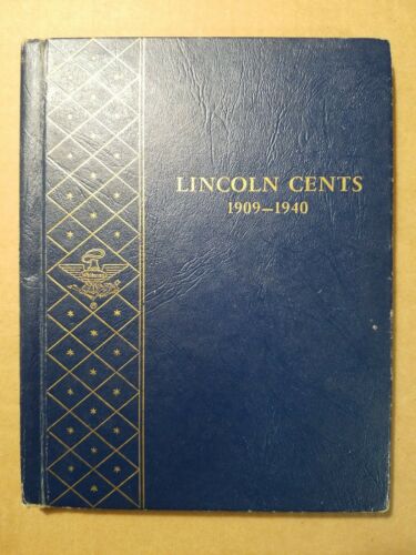 1960 Whitman Publishing Company Lincoln Cent Coin Folder No. 9405 1909-1940