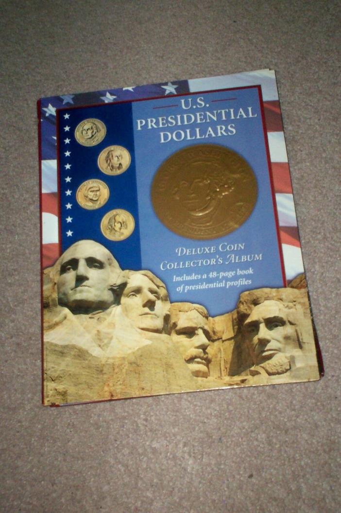 U.S. Presidential Dollars  Deluxe  Collectors Album WITH (39)  GOLD DOLLARS
