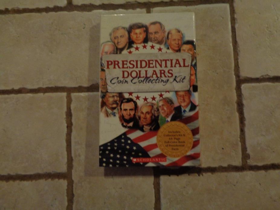 Presidential Dollars Coin Collecting Kit Scholastic Unused Incl. 64 page book 07