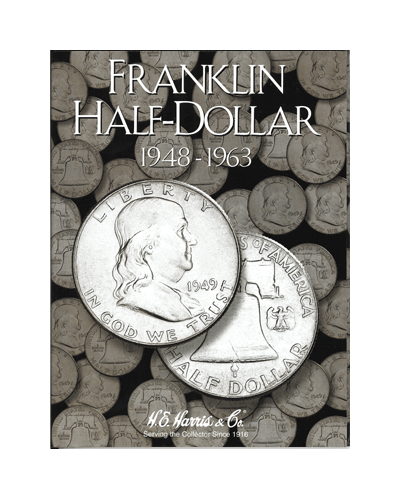 NEW H.E HARRIS Album FRANKLIN HALF DOLLAR 1948 TO 1963 COIN Folder Book#2695